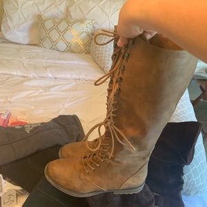 Lace up boots